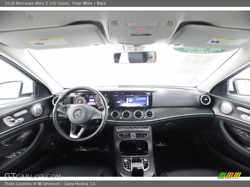 Polar White / Black 2018 Mercedes-Benz E 300 Sedan