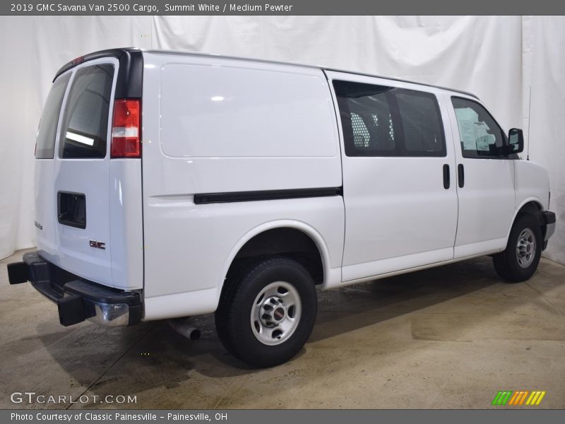 Summit White / Medium Pewter 2019 GMC Savana Van 2500 Cargo