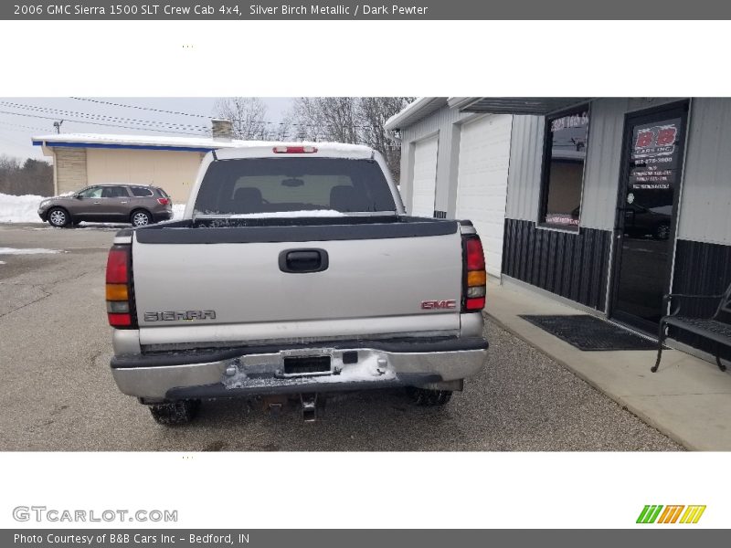 Silver Birch Metallic / Dark Pewter 2006 GMC Sierra 1500 SLT Crew Cab 4x4