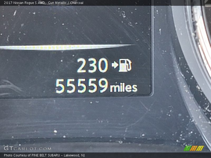 Gun Metallic / Charcoal 2017 Nissan Rogue S AWD