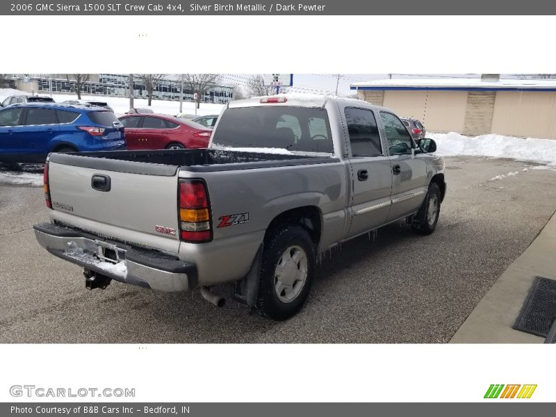 Silver Birch Metallic / Dark Pewter 2006 GMC Sierra 1500 SLT Crew Cab 4x4