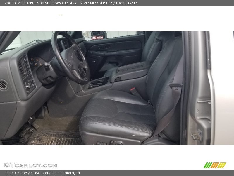 Silver Birch Metallic / Dark Pewter 2006 GMC Sierra 1500 SLT Crew Cab 4x4