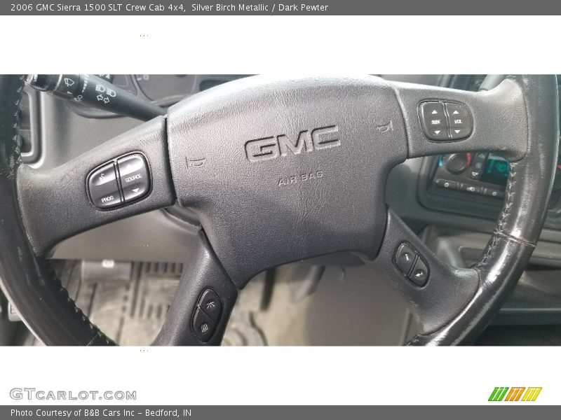 Silver Birch Metallic / Dark Pewter 2006 GMC Sierra 1500 SLT Crew Cab 4x4