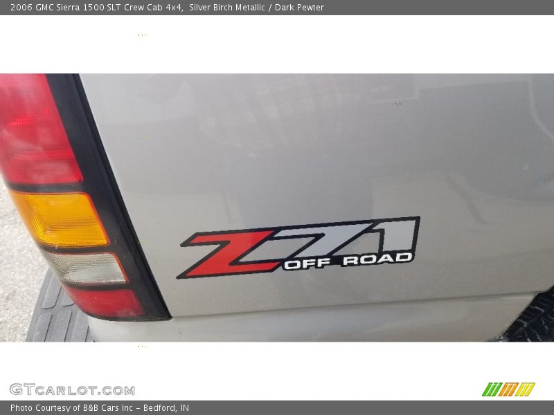 Silver Birch Metallic / Dark Pewter 2006 GMC Sierra 1500 SLT Crew Cab 4x4