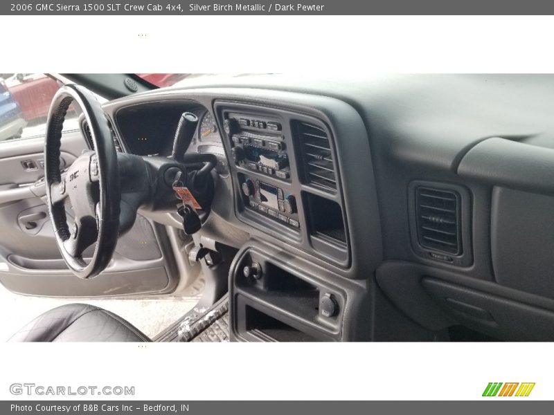 Silver Birch Metallic / Dark Pewter 2006 GMC Sierra 1500 SLT Crew Cab 4x4