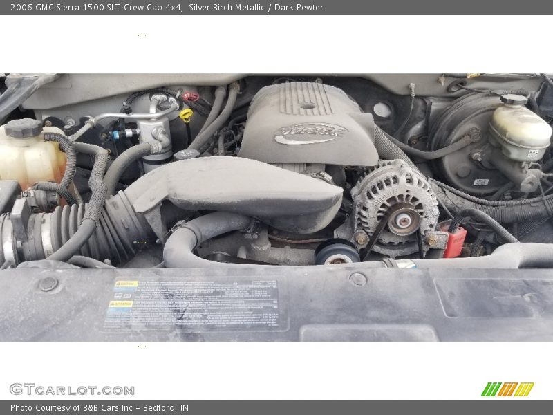 Silver Birch Metallic / Dark Pewter 2006 GMC Sierra 1500 SLT Crew Cab 4x4