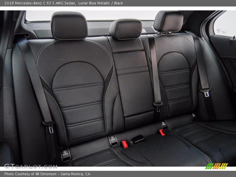 Rear Seat of 2018 C 63 S AMG Sedan