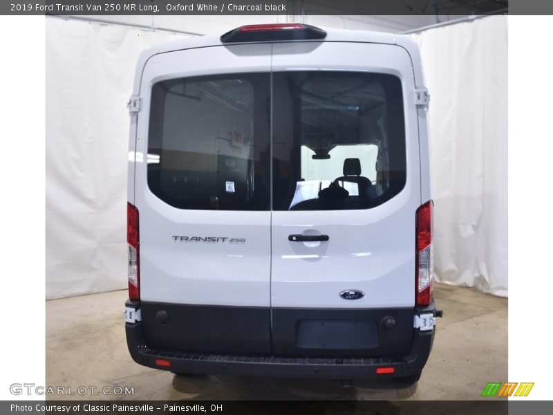 Oxford White / Charcoal black 2019 Ford Transit Van 250 MR Long