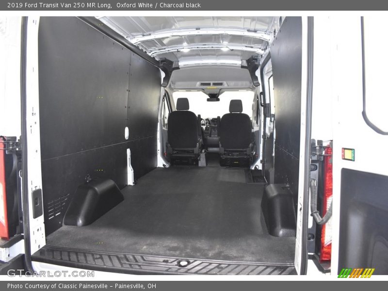 Oxford White / Charcoal black 2019 Ford Transit Van 250 MR Long
