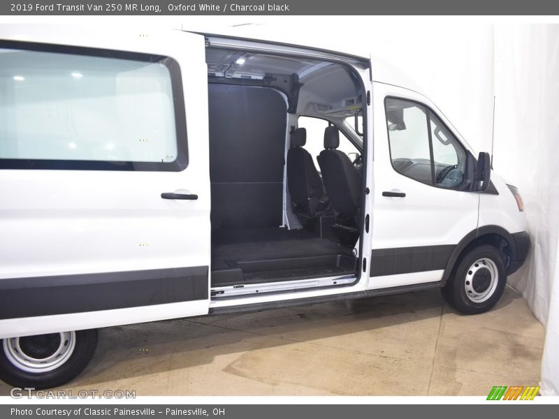Oxford White / Charcoal black 2019 Ford Transit Van 250 MR Long