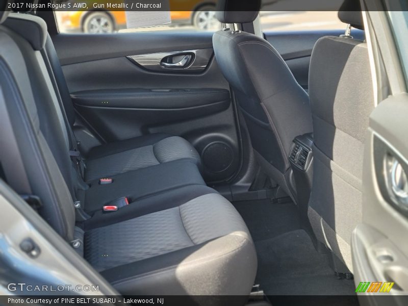 Gun Metallic / Charcoal 2017 Nissan Rogue S AWD