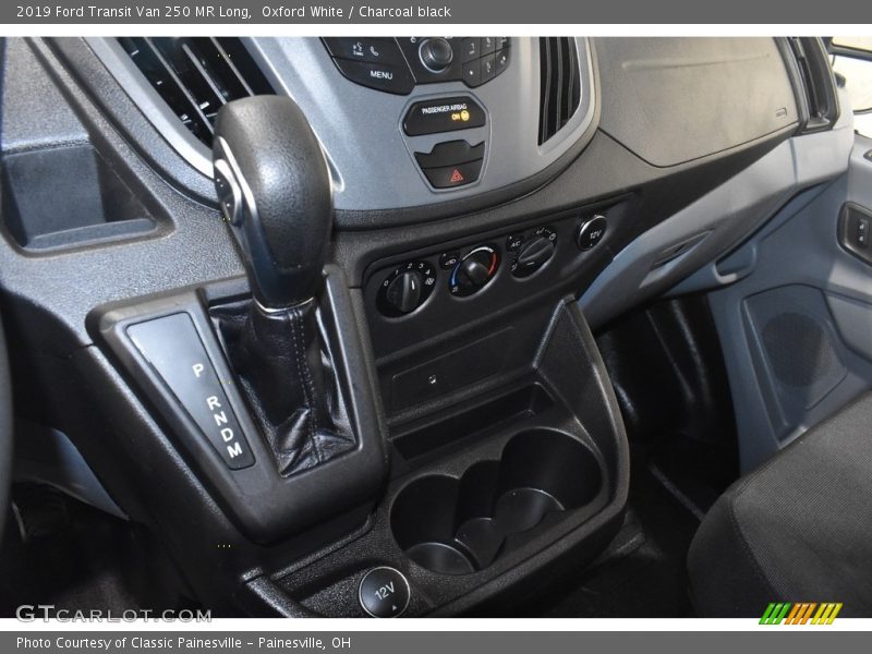 Oxford White / Charcoal black 2019 Ford Transit Van 250 MR Long