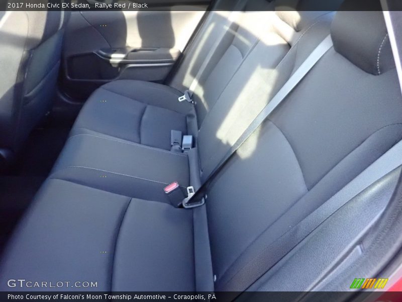 Rallye Red / Black 2017 Honda Civic EX Sedan