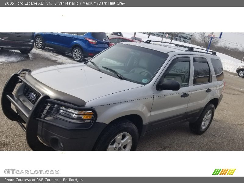 Silver Metallic / Medium/Dark Flint Grey 2005 Ford Escape XLT V6