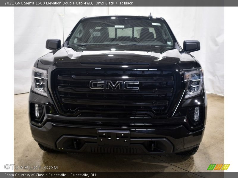 Onyx Black / Jet Black 2021 GMC Sierra 1500 Elevation Double Cab 4WD