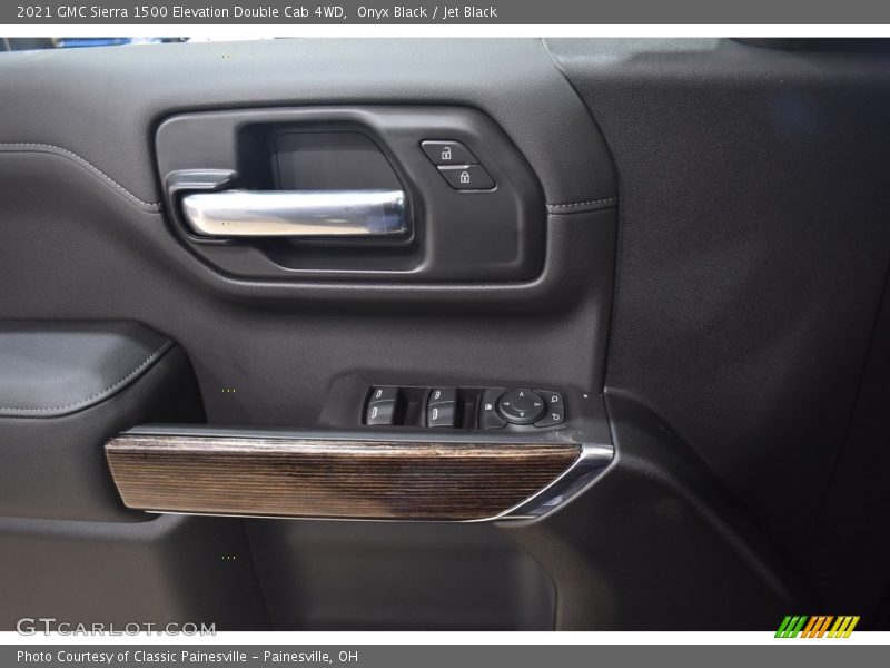 Onyx Black / Jet Black 2021 GMC Sierra 1500 Elevation Double Cab 4WD
