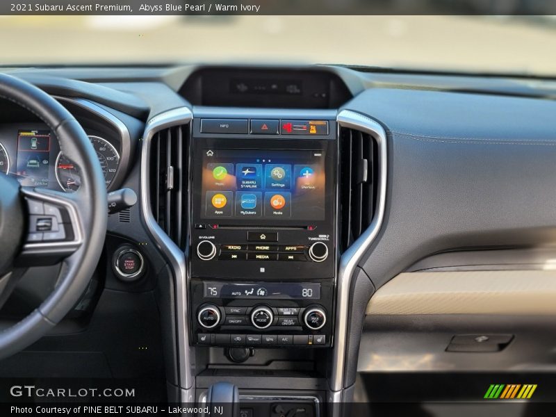 Abyss Blue Pearl / Warm Ivory 2021 Subaru Ascent Premium