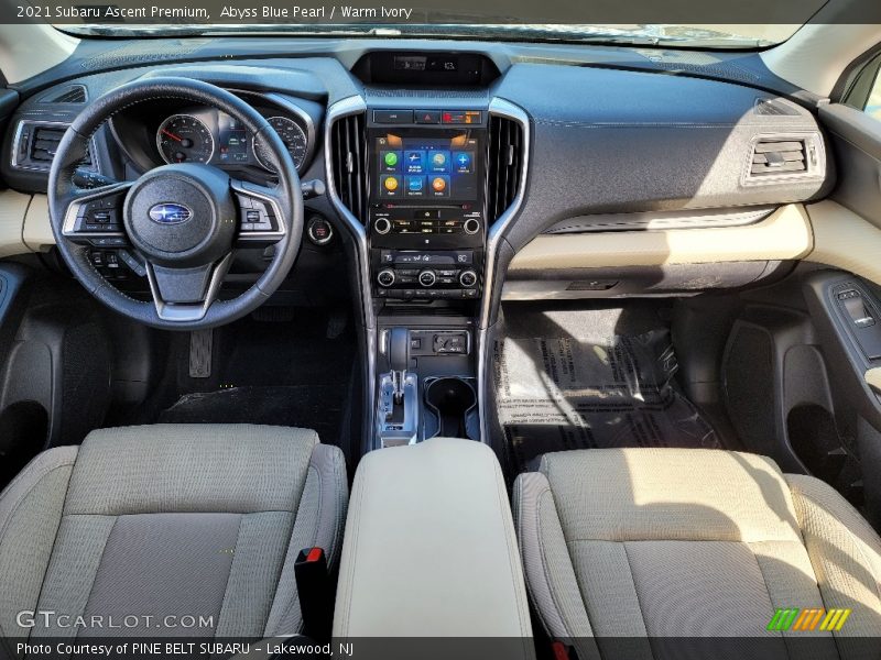 Abyss Blue Pearl / Warm Ivory 2021 Subaru Ascent Premium