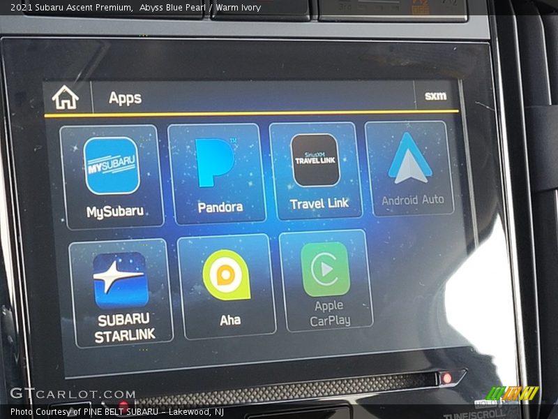 Abyss Blue Pearl / Warm Ivory 2021 Subaru Ascent Premium