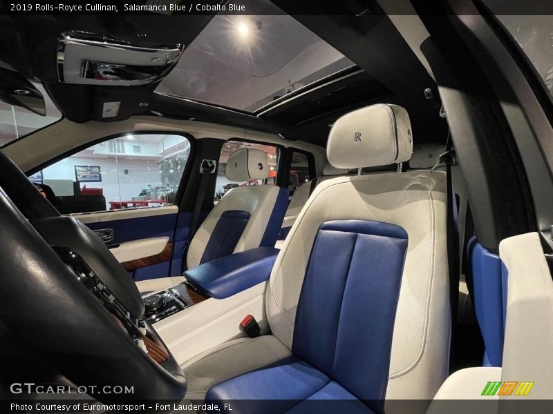 Front Seat of 2019 Cullinan 
