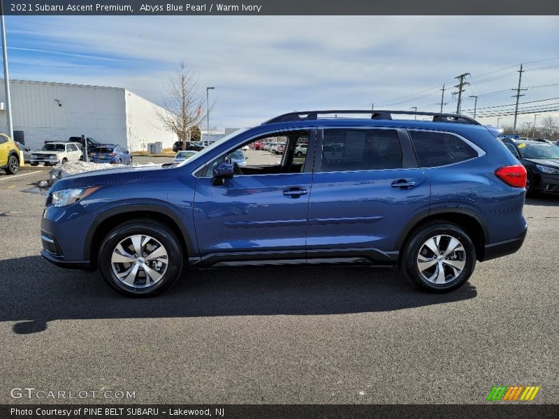 Abyss Blue Pearl / Warm Ivory 2021 Subaru Ascent Premium