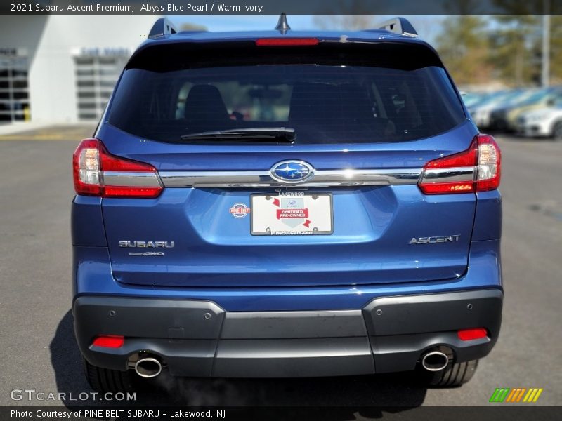 Abyss Blue Pearl / Warm Ivory 2021 Subaru Ascent Premium