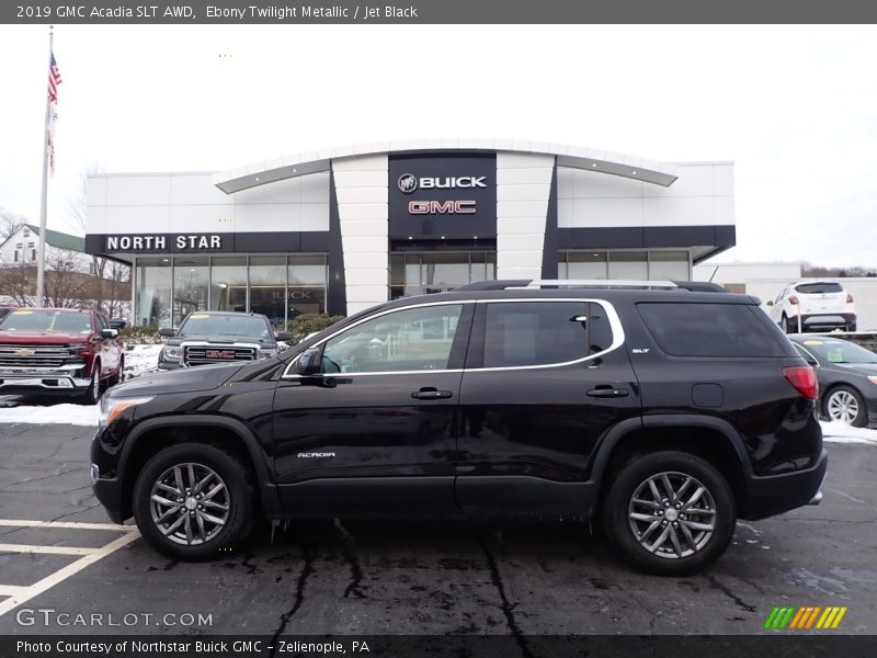 Ebony Twilight Metallic / Jet Black 2019 GMC Acadia SLT AWD