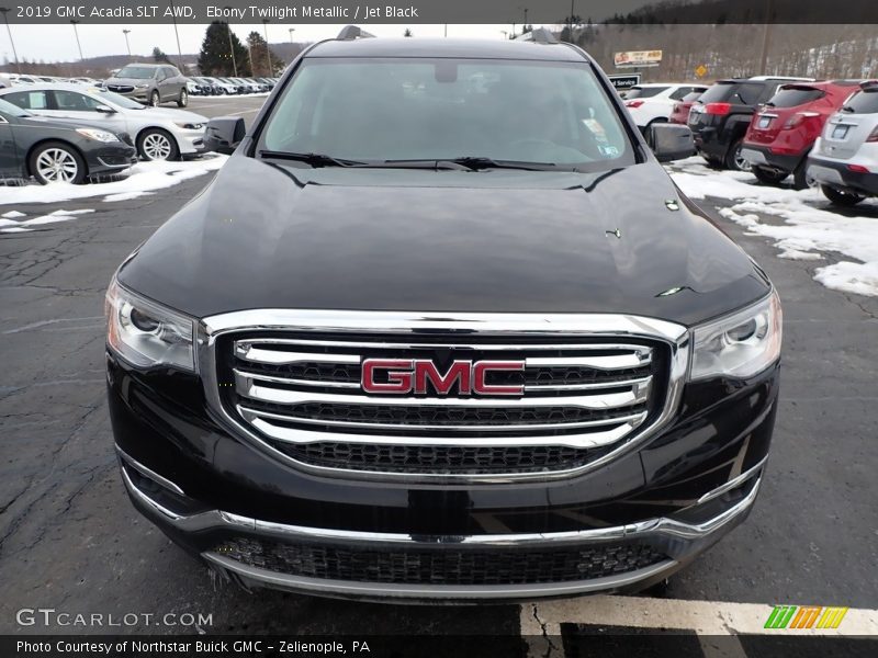 Ebony Twilight Metallic / Jet Black 2019 GMC Acadia SLT AWD