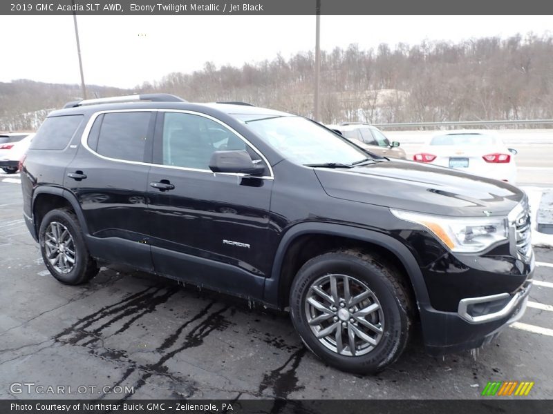 Ebony Twilight Metallic / Jet Black 2019 GMC Acadia SLT AWD