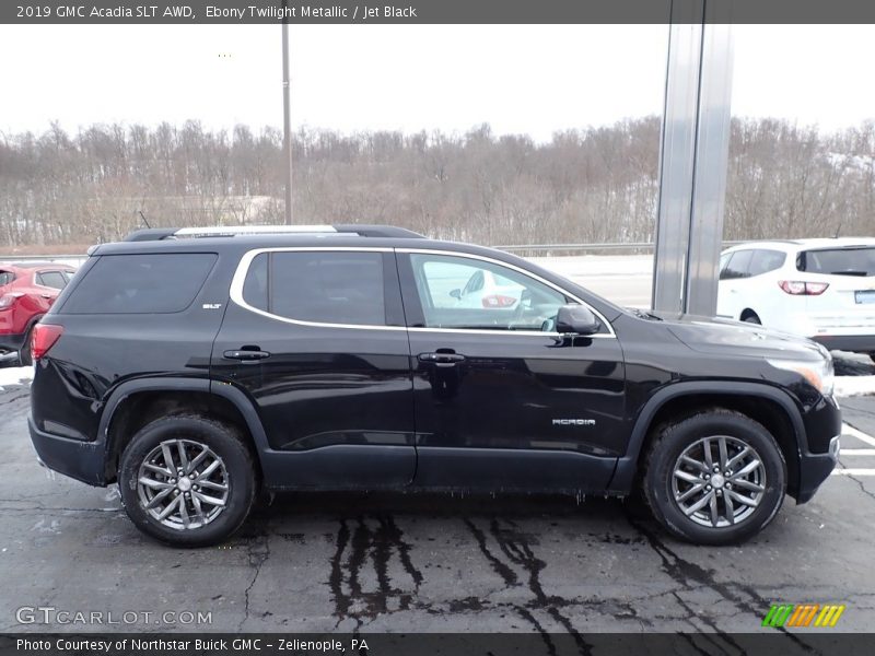 Ebony Twilight Metallic / Jet Black 2019 GMC Acadia SLT AWD