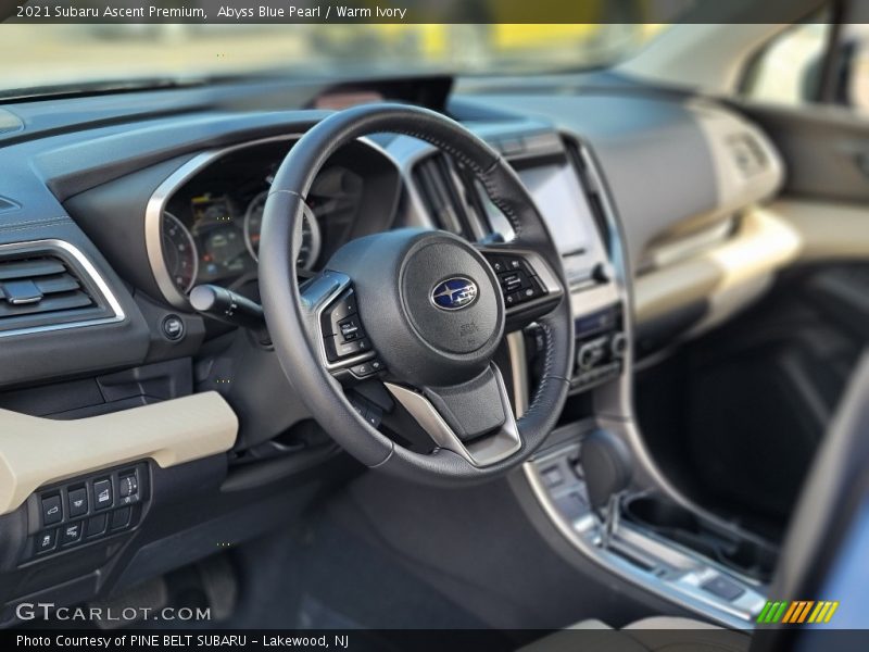 Abyss Blue Pearl / Warm Ivory 2021 Subaru Ascent Premium