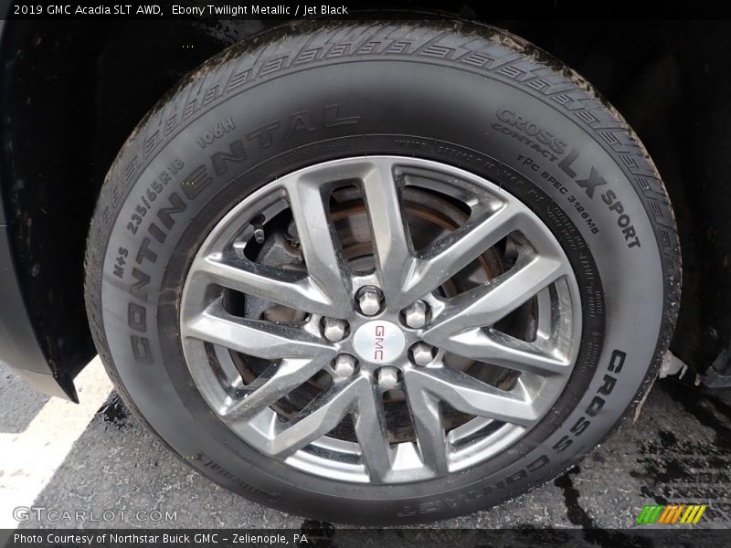 Ebony Twilight Metallic / Jet Black 2019 GMC Acadia SLT AWD