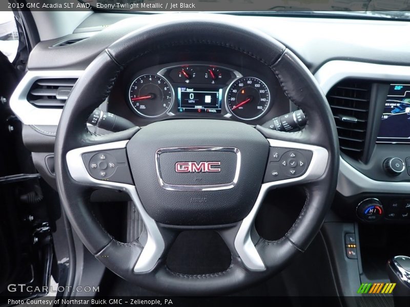Ebony Twilight Metallic / Jet Black 2019 GMC Acadia SLT AWD
