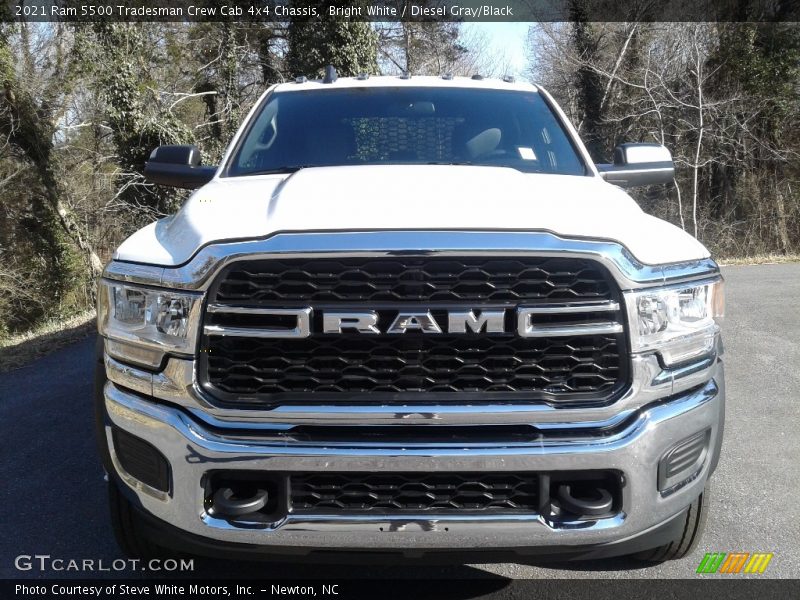 Bright White / Diesel Gray/Black 2021 Ram 5500 Tradesman Crew Cab 4x4 Chassis