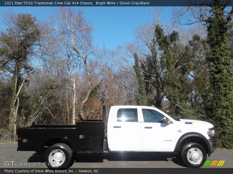 Bright White / Diesel Gray/Black 2021 Ram 5500 Tradesman Crew Cab 4x4 Chassis