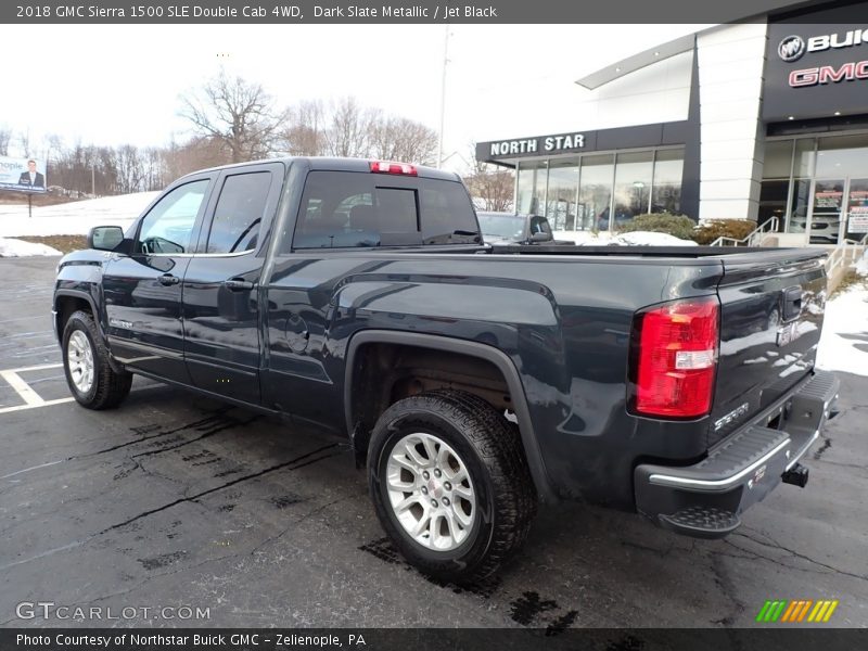 Dark Slate Metallic / Jet Black 2018 GMC Sierra 1500 SLE Double Cab 4WD