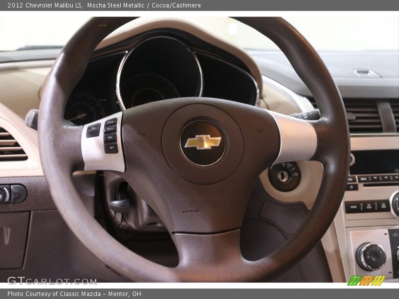 Mocha Steel Metallic / Cocoa/Cashmere 2012 Chevrolet Malibu LS