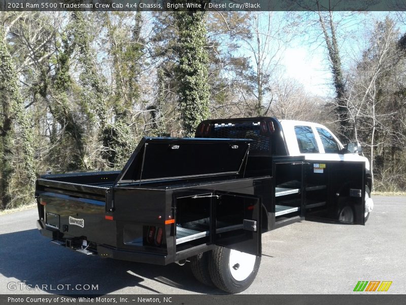 Bright White / Diesel Gray/Black 2021 Ram 5500 Tradesman Crew Cab 4x4 Chassis