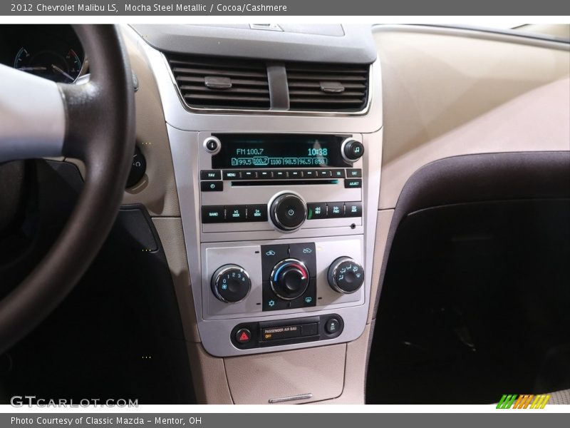 Mocha Steel Metallic / Cocoa/Cashmere 2012 Chevrolet Malibu LS