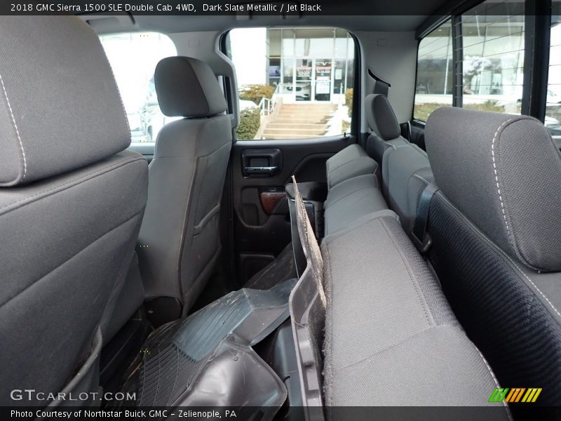 Dark Slate Metallic / Jet Black 2018 GMC Sierra 1500 SLE Double Cab 4WD
