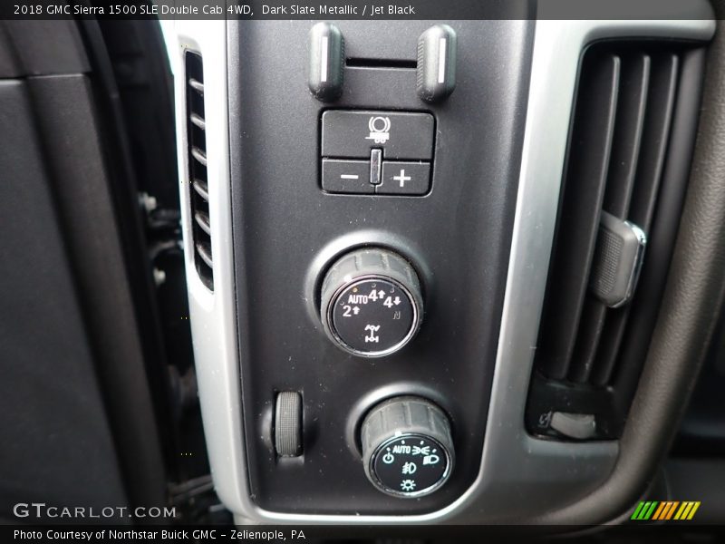 Dark Slate Metallic / Jet Black 2018 GMC Sierra 1500 SLE Double Cab 4WD