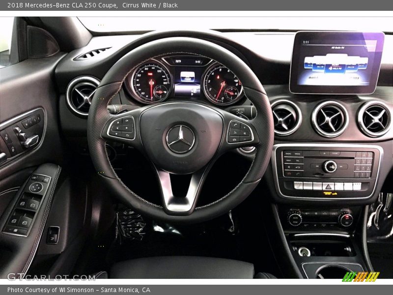 Cirrus White / Black 2018 Mercedes-Benz CLA 250 Coupe
