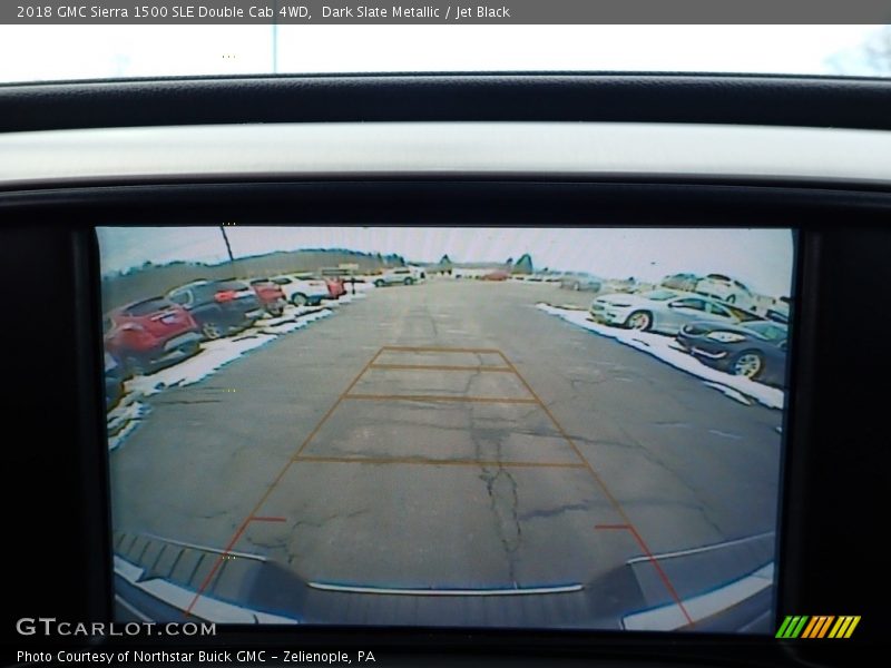 Dark Slate Metallic / Jet Black 2018 GMC Sierra 1500 SLE Double Cab 4WD