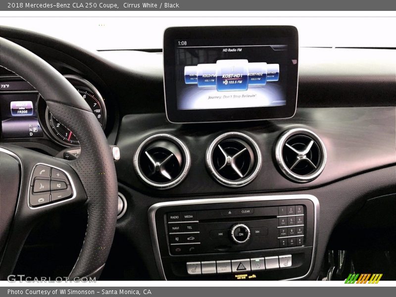 Cirrus White / Black 2018 Mercedes-Benz CLA 250 Coupe