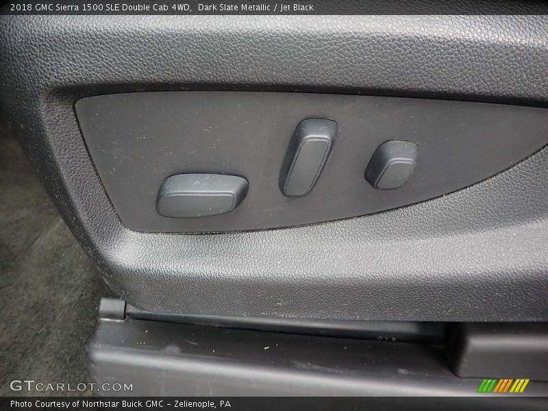 Dark Slate Metallic / Jet Black 2018 GMC Sierra 1500 SLE Double Cab 4WD