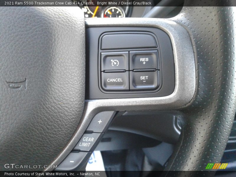 Bright White / Diesel Gray/Black 2021 Ram 5500 Tradesman Crew Cab 4x4 Chassis