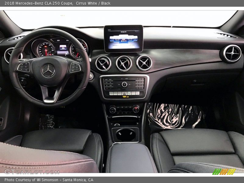 Cirrus White / Black 2018 Mercedes-Benz CLA 250 Coupe