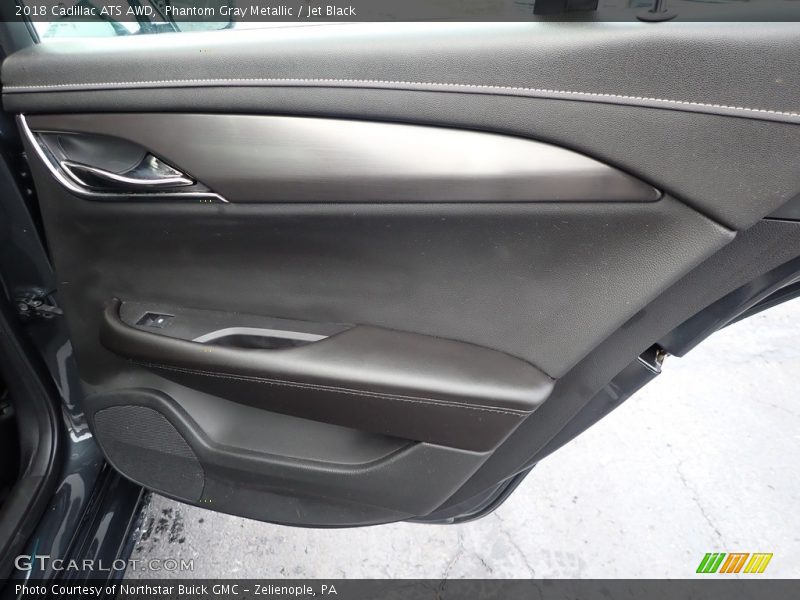 Phantom Gray Metallic / Jet Black 2018 Cadillac ATS AWD