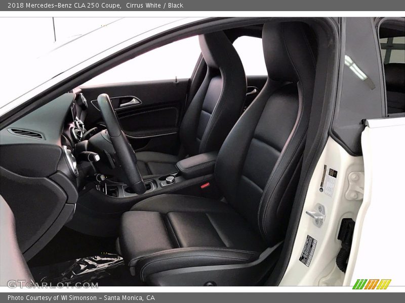 Cirrus White / Black 2018 Mercedes-Benz CLA 250 Coupe