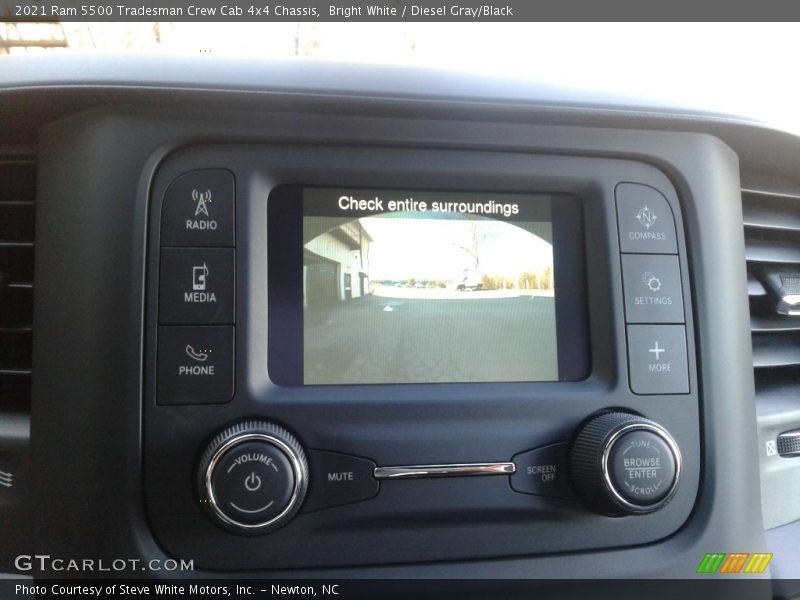 Bright White / Diesel Gray/Black 2021 Ram 5500 Tradesman Crew Cab 4x4 Chassis